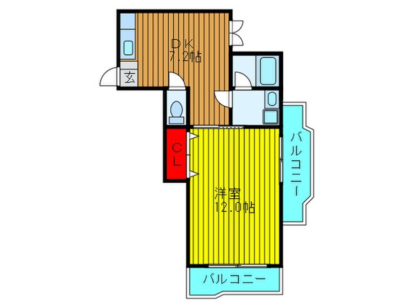 グリーンゲイブルスⅡの物件間取画像